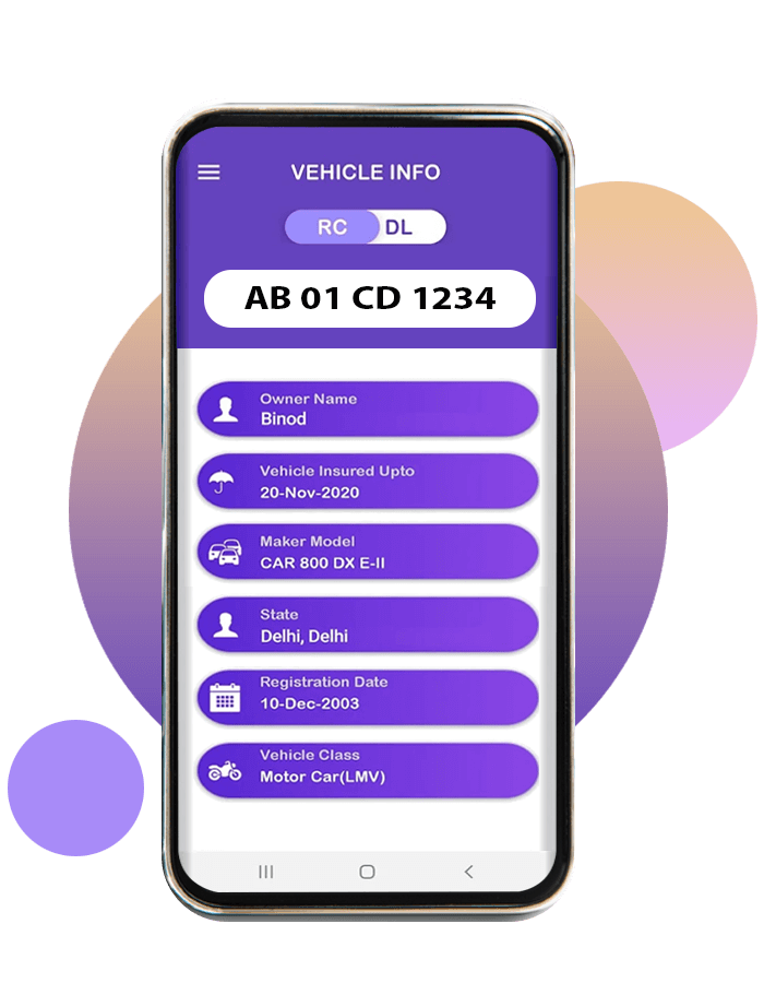 RTO Vehicle Owner Details